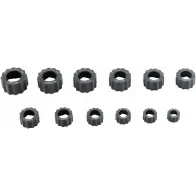 12-OS. KOMPL. VIGASTATUD POLTIDE JA MUTRITE VÄLJAKEERAMISEKS 8-19MM KS TOOLS