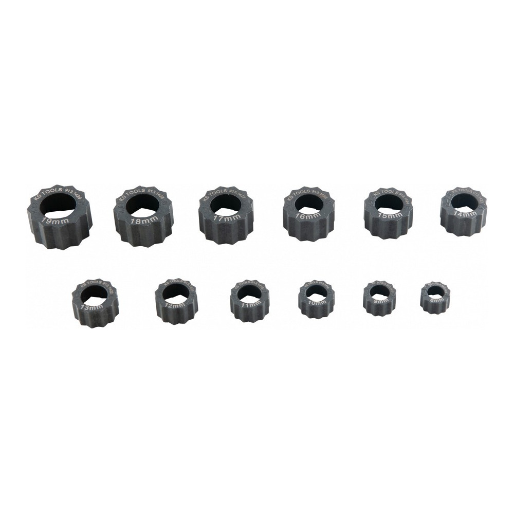 12-OS. KOMPL. VIGASTATUD POLTIDE JA MUTRITE VÄLJAKEERAMISEKS 8-19MM KS TOOLS