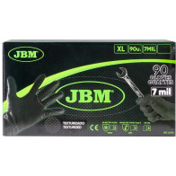 TÖÖKINDAD NITRIIL STRUKTUURNE "FORCE BLACK HD 7,0MIL", MUST XL 90TK JBM