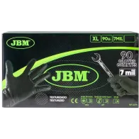 TÖÖKINDAD NITRIIL STRUKTUURNE "FORCE BLACK HD 7,0MIL", MUST XL 90TK JBM