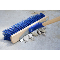 TÄNAVAHARI NAILON HARJASED, METALLIST KAABITS, PUIDUST VARS 1600X400MM US40 BIG