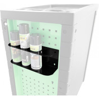 AEROSOOLI HOIDIK (4 PUDELIT) TÖÖRIISTAKÄRULE, MUST PERFO -10X10MM/28MM JBM