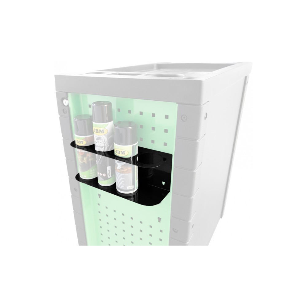 AEROSOOLI HOIDIK (4 PUDELIT) TÖÖRIISTAKÄRULE, MUST PERFO -10X10MM/28MM JBM