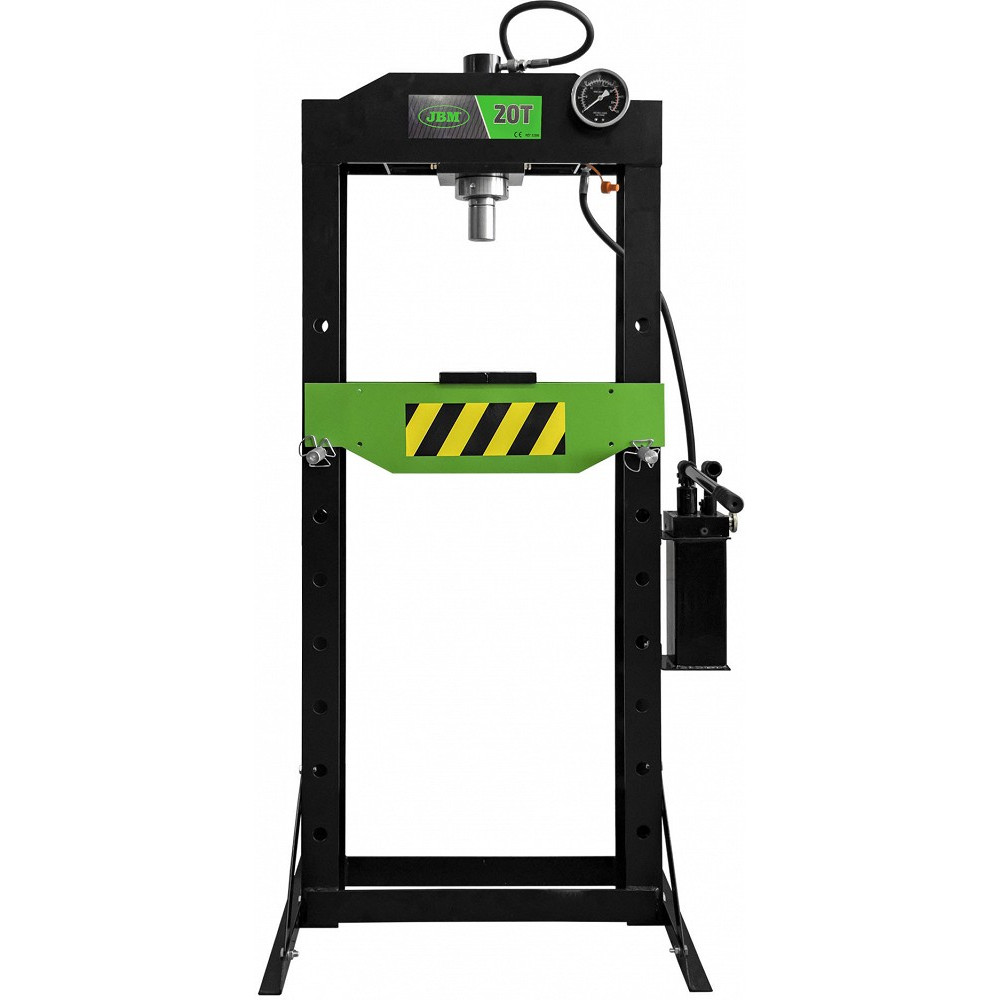 HÜDROPRESS 20T MANOMEETRIGA KÜLGLIIKUV KOLB 58-1018MM TÖÖULATUS JBM