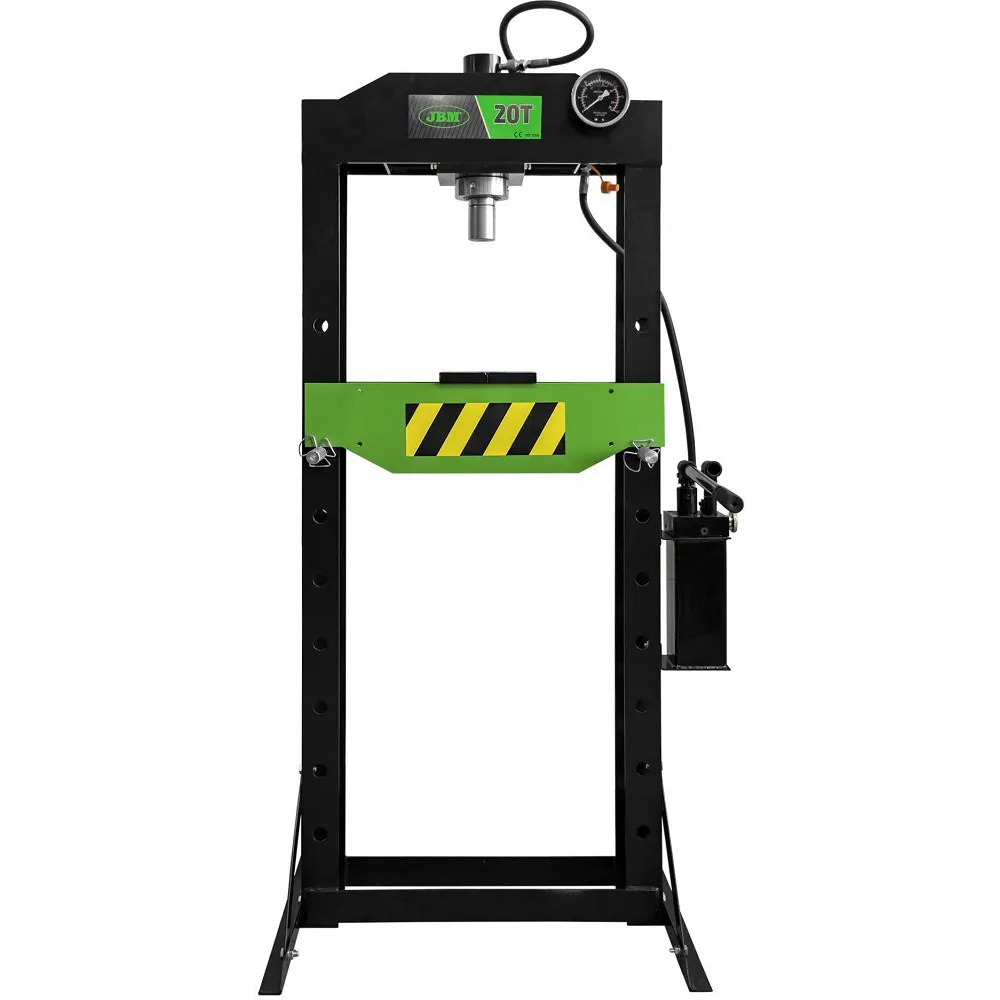 HÜDROPRESS 20T MANOMEETRIGA KÜLGLIIKUV KOLB 58-1018MM TÖÖULATUS JBM