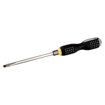 Screwdriver ERGO™ slotted with 18mm hex shank 2.0x12x200mm flat