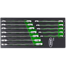 12-OS. TIRR SILMUS-LEHTVÕTMETE KOMPL. 8-19MM PU-PANEELIS CA JBM