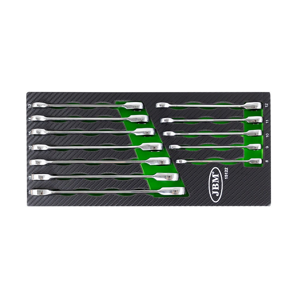 12-OS. TIRR SILMUS-LEHTVÕTMETE KOMPL. 8-19MM PU-PANEELIS CA JBM*