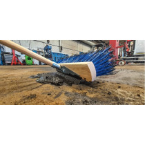 TÄNAVAHARI NAILON HARJASED, METALLIST KAABITS, PUIDUST VARS 1600X500MM US50 BIG