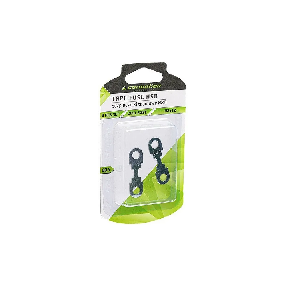 KAITSE HSB 42X12MM (KINNITUS 31MM) 60A 2TK BLISTER CARMOTION