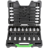 26-OS. 1/2" 12-TÄHIK XZN PADRUNOTSIKUTE STARDIKOMPLEKT PIKAD+LÜH. M5-M16 JBM