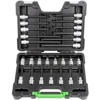 26-OS. 1/2" 12-TÄHIK XZN PADRUNOTSIKUTE KOMPLEKT PIKAD+LÜH. M5-M16 JBM*