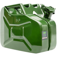 10L PLEKKKANISTER/TERASKANISTER/METALLKANISTER "STEELFUEL HD" JBM