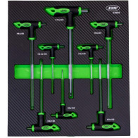 8-OS. T-KUUSKANTVÕTMETE KOMPL. PU-PANEELIS 2-10MM (KUUL) JBM*