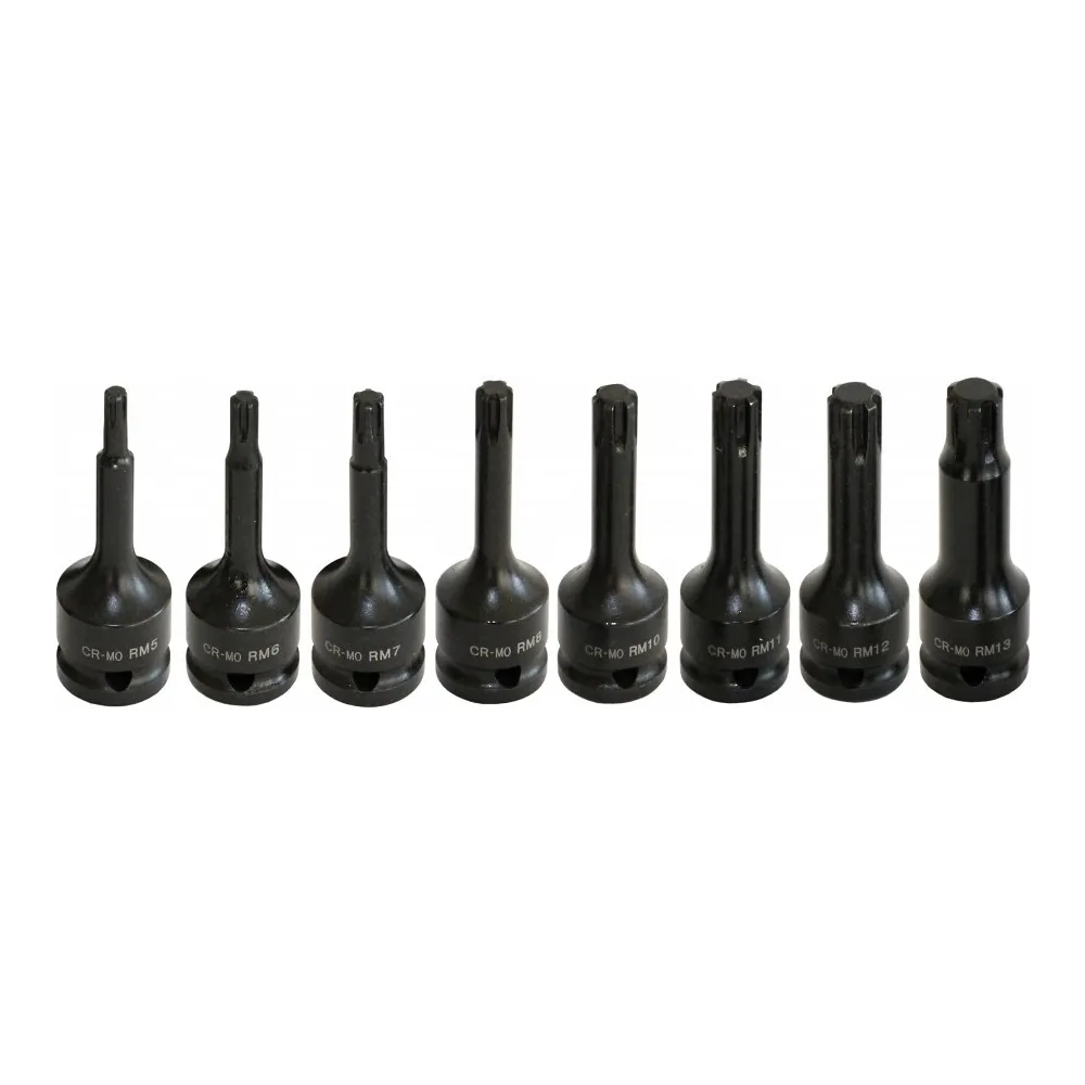 8-OS. 1/2" PIKKADE LÖÖK RIBEOTSIKUTE KOMPL. M5-M14, FOAM TRIUMF