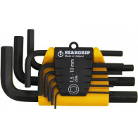 9-OS. TOLLMÕÕDUS L-KUUSKANTVÕTMETE KOMPL. 1/16"-3/8", LÜHIKE TRIUMF