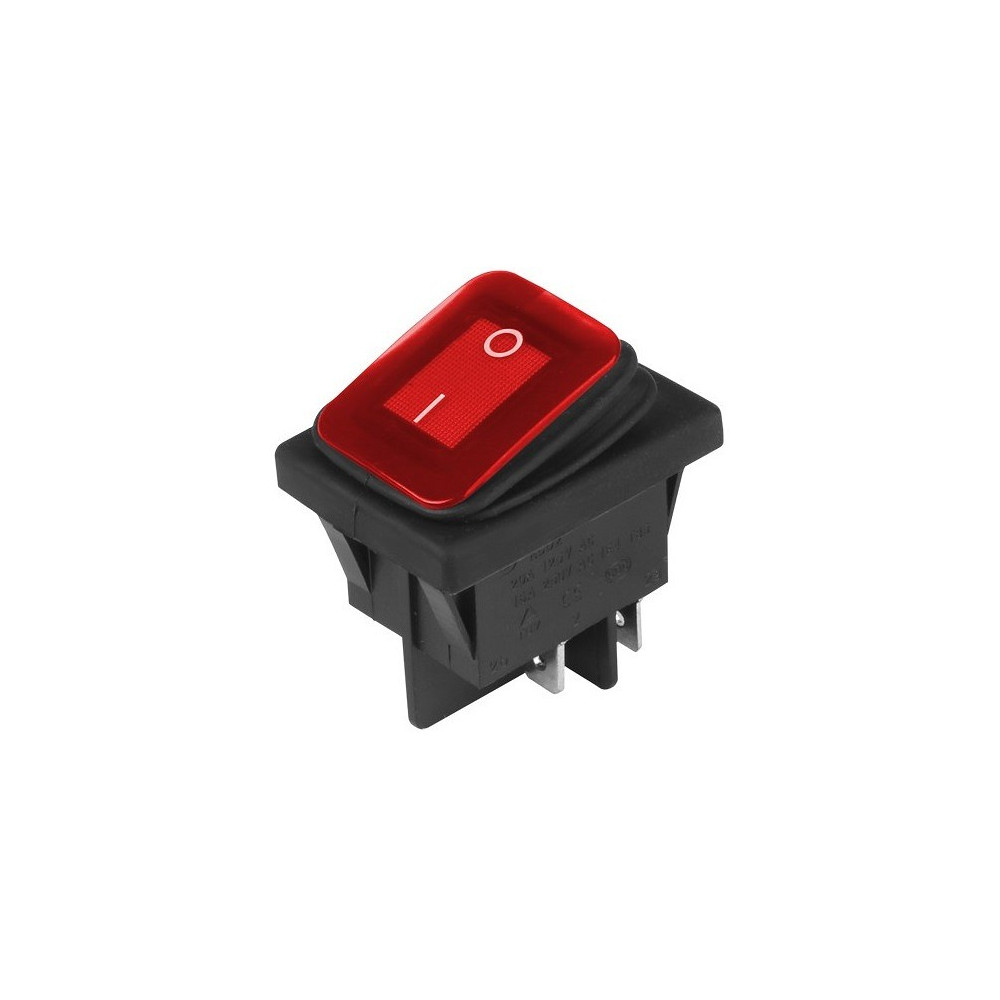 KLAHVLÜLITI PUNANE DC 12V/24V JA AC 125V/250V 16A/20A CARMOTION