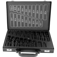 170-OS. METALLIPUURIDE STARDIKOMPLEKT HSS-R/424, PUURID 1-10MM, MUST, METALLKOHVER JBM