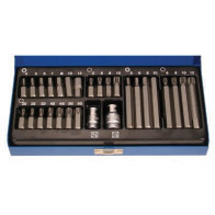 28-OS. 10MM(3/8") TORX, KUUSKANT, 12-TÄHIK OTSIKUTE KOMPL. TRIUMF