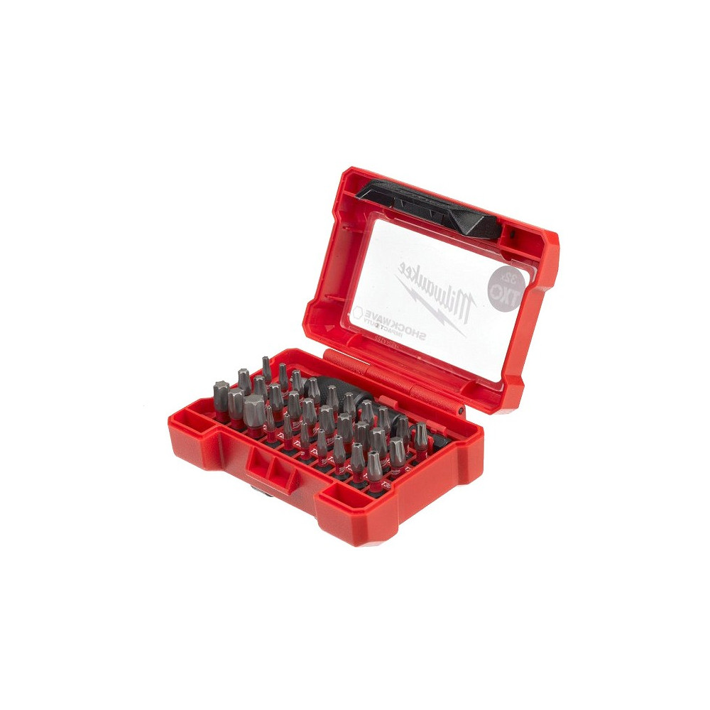 32-OS. TRELLIOTSIKUTE KOMPLEKT TORX SHOCKWAVE IMPACT DUTY MILWAUKEE