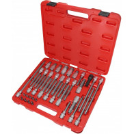 38-OS. 1/2" TORX, 12-TÄHIK, 6-KANT, RIBE PADRUNOTSIKUTE KOMPL. TRIUMF