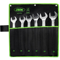 6-OS. SILMUS-LEHTVÕTMETE KOMPL. 34-50MM (SUURED MÕÕDUD) TEKSTIILKOTIS JBM