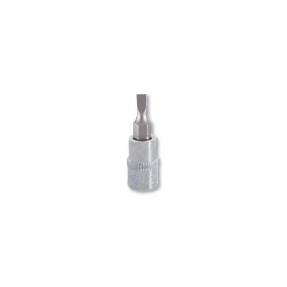 Slotted bit socket 0,8x4,0mm 1/4" Irimo blister