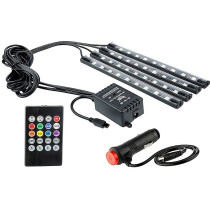 SALONGIVALGUSTID RGB 9 LED-GA 12V 4TK CARMOTION