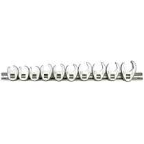 10-OS. LÕHIKSILMUS OTSADE KOMPLEKT 10-22MM, 3/8" ADAPTERIAVAGA, METALLSIINIL JBM