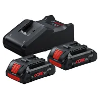 Batteries + charger GBA 18V / 2x4.0Ah ProCORE 18V + GAL 18V-40