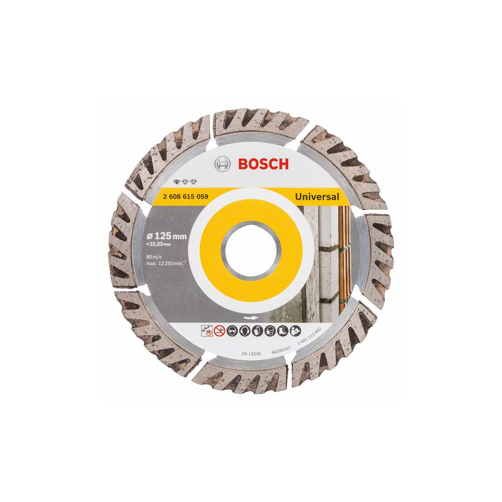 Bosch diamond disc 125x2x22.23mm, segment