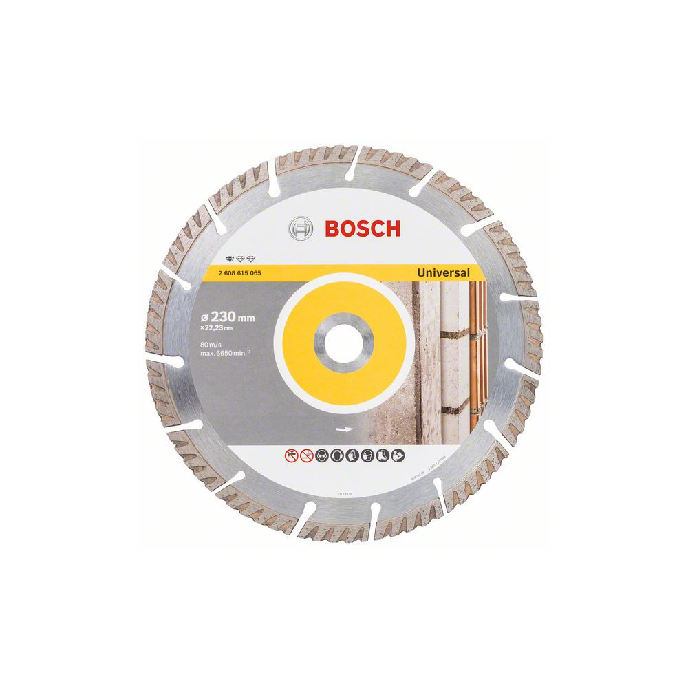 Bosch diamond disc 230x2.6x22.23mm, segment