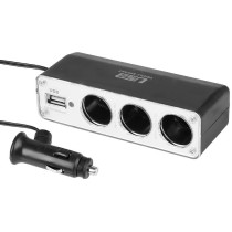 SIGARETISÜÜTAJA HARGMIK 3-NE + USB 500MA 12/24V CARMOTION