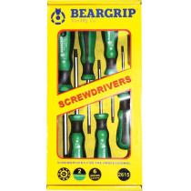 6-OS. TORX KRUVIKEERAJATE KOMPL. T10-T40, MOSIV ERITERAS, KOMPOSIIT 2K PEA BEARGRIP