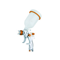 Pneumatic HVLP paint spray gun with 1.0/1.2/1.4/1.7/2.0mm nozzles