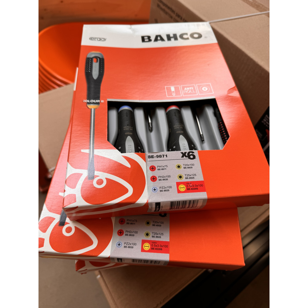 DAMAGED PACKAGING-Screwdriver set ERGO™ 6 pcs - SL3,0 1000V VDE T20/25 PZ2 PH1/2