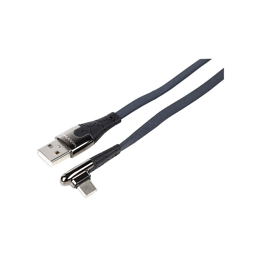 LAADIMISJUHE PÕIMITUD USB - USB-C 90° 100CM WAYME