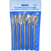 6-OS. LAPIK PUIDUPUURIDE KOMPLEKT 10-12-16-18-20-25MM GEKO
