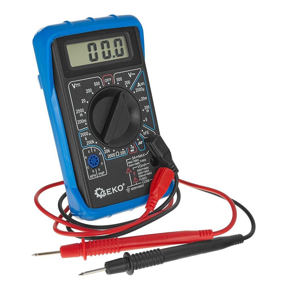 DIGITAALNE MULTIMEETER PVC KATE (DIGITESTER) GEKO