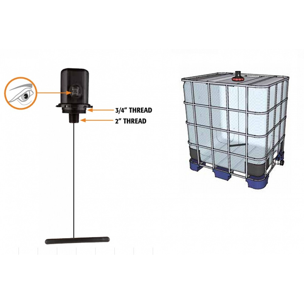 TASEMENÄIDIK 1000L IBC 2"+3/4" KEERMED 1771.EKL APAC