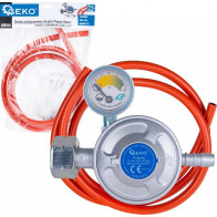 GAASIREDUKTOR (KEERMEKINNITUS) 37BAR+MANOMEETER+VOOLIK 2M KOMPLEKT GEKO