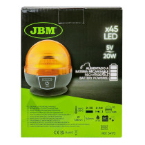 JUHTMEVABA LAETAV LED VILKUR MAGNETIGA 2-3H, IP65 -30°C-50°C JBM