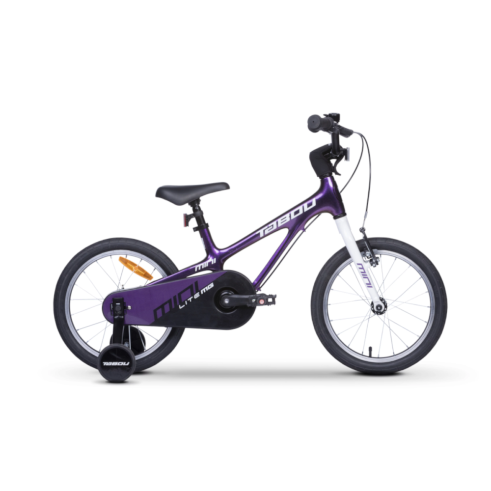 Ülikerge laste jalgratas TABOU Mini Lite MG (2025) 16" lilla/valge
