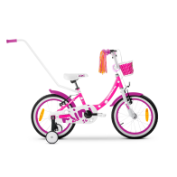 Laste jalgratas TABOU Mini Alu, 18" roosa-valge