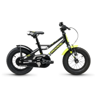 Laste jalgratas S´COOL faXe, 12" must-kollane