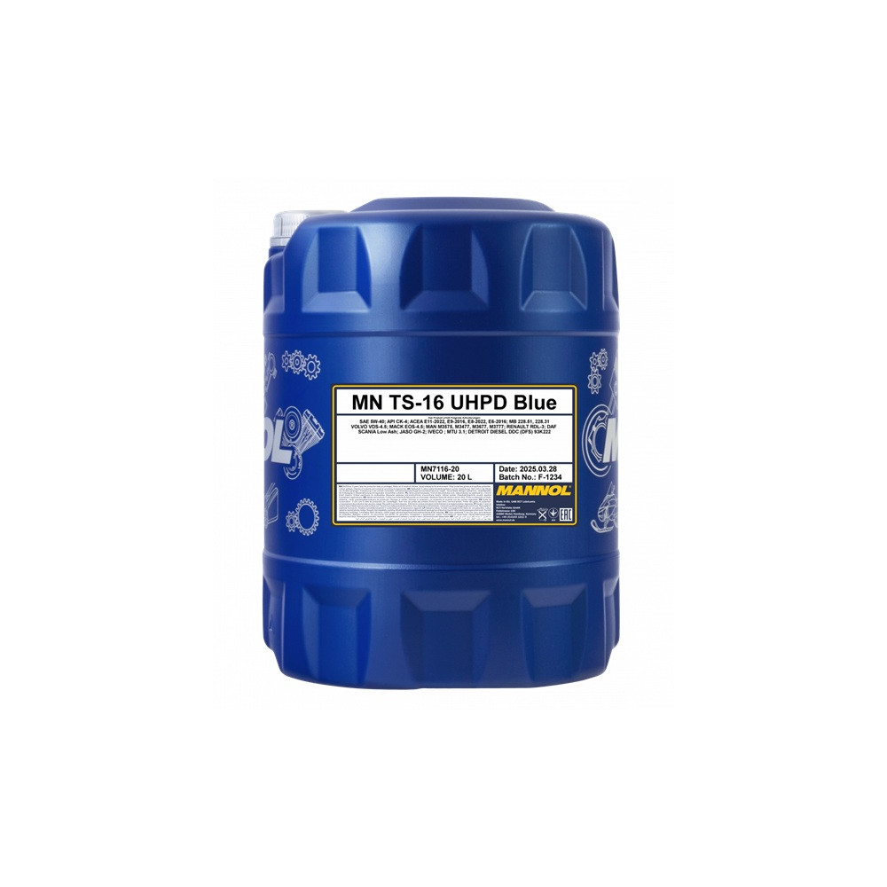 Mannol 7116 TS-16 UHPD Blue 5W40 20L