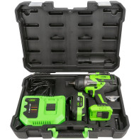 20V AKULÖÖKMUTRIKEERAJA 1200NM, 1/2", HARJAVABA, +4,0AH AKU + LAADIJA JBM