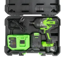 20V AKULÖÖKMUTRIKEERAJA 1200NM, 1/2", HARJAVABA, +4,0AH AKU + LAADIJA JBM