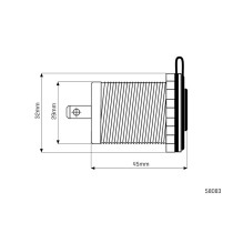 SIGARETISÜÜTAJA PESA UPUTATAV 12V/24V MAX 15A ÜMAR CARMOTION