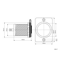 SIGARETISÜÜTAJA PESA UPUTATAV 12V/24V MAX 15A KANDILINE CARMOTION